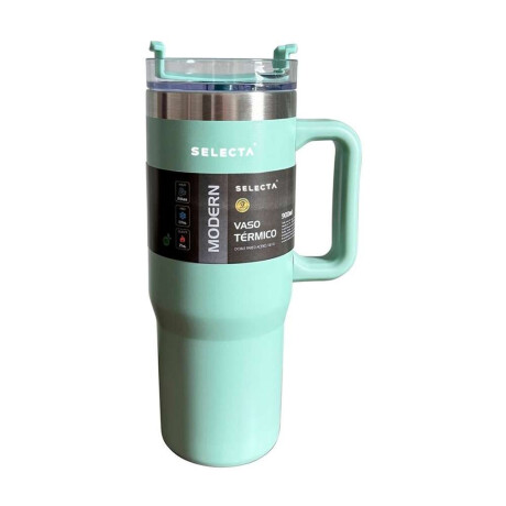 MUG TERMICO MODERN A.INOX 900ML SELECTA VERDE AGUA