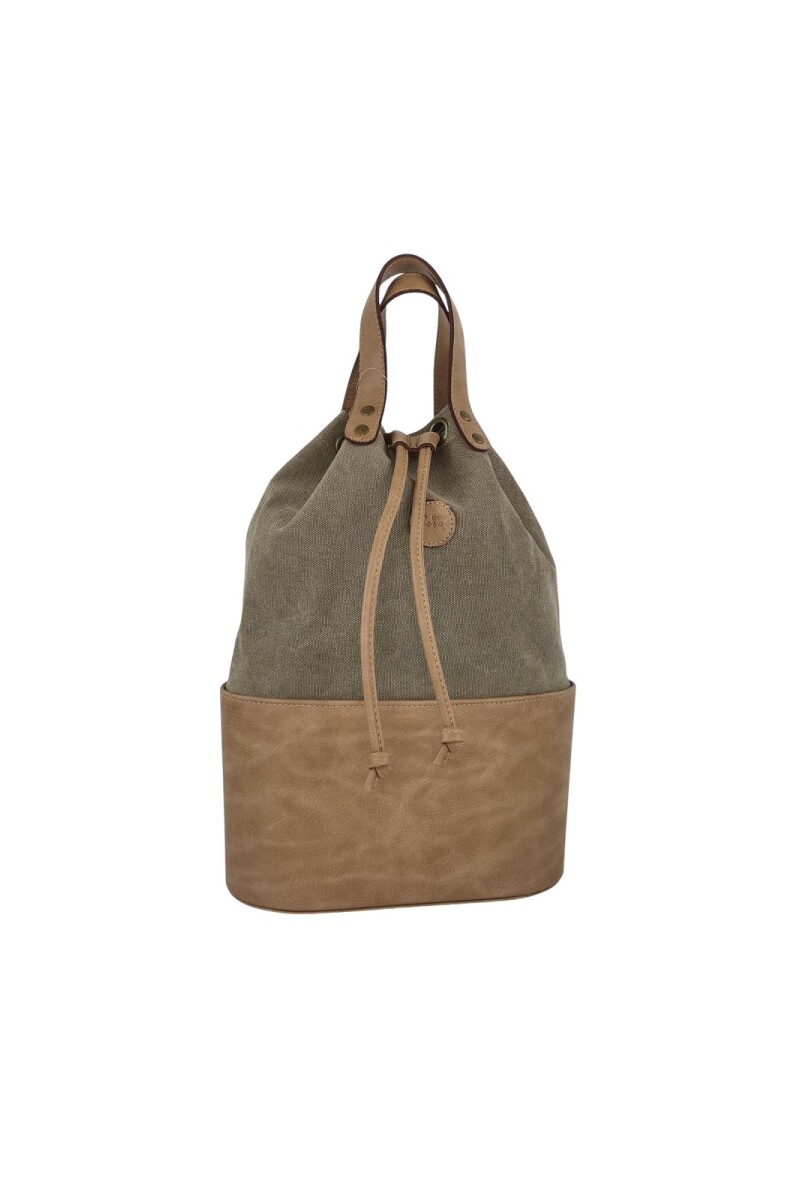 Matera bolso con división Beige