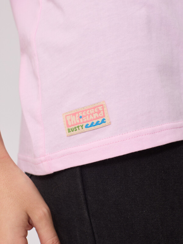 T-SHIRT NESSA RUSTY Rosa Claro