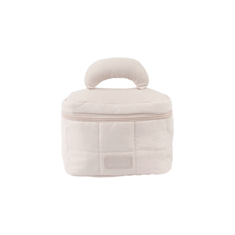 Neceser puffer impermeable maletin Beige