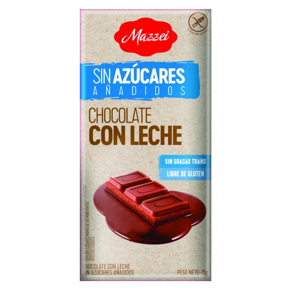 MAZZEI BEFIT BARRITA CHOC C/ LECHE 75 GR
