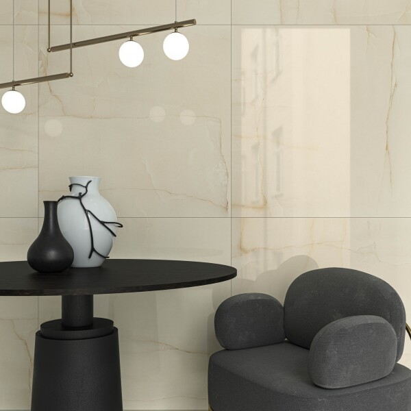 Revestimiento De Pared 60x60cm ashesivo x10 unidades Beige