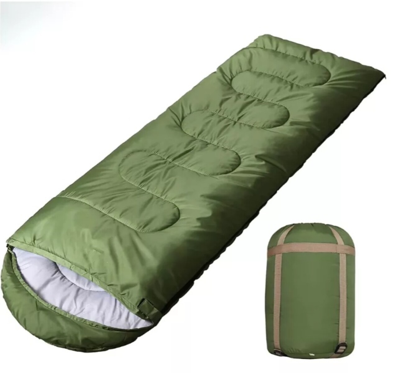 Saco De Dormir Con Capucha - Verde 