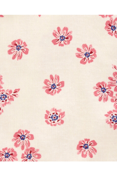 Blusa de lino Ecovero, diseño floral Sin color