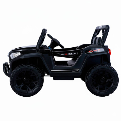 Auto Cuatriciclo A Bateria Arenero Luz Y Sonido Negro