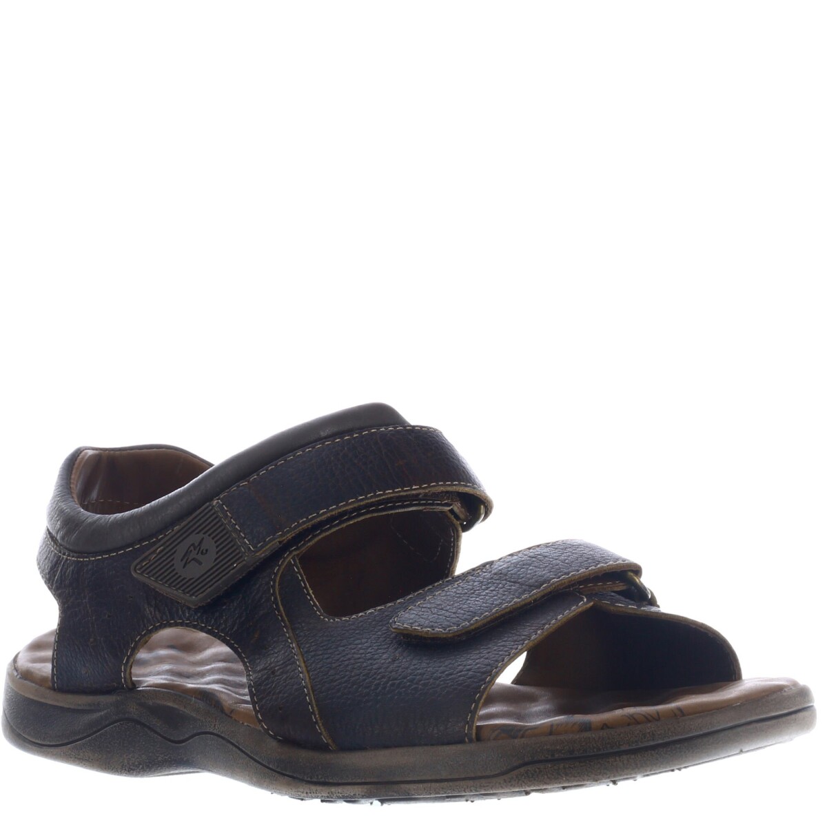 Sandalias de Hombre Freeway Casual c/Velcro - Marrón 