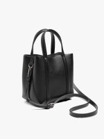 Bolso Tote Con Bandolera S negro