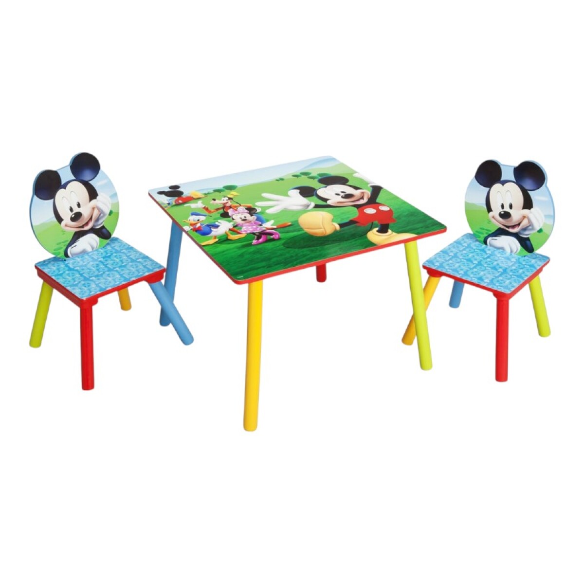 Juego de mesa y sillas Mickey 