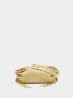 Bolso Bandolera Con Fruncidos amarillo