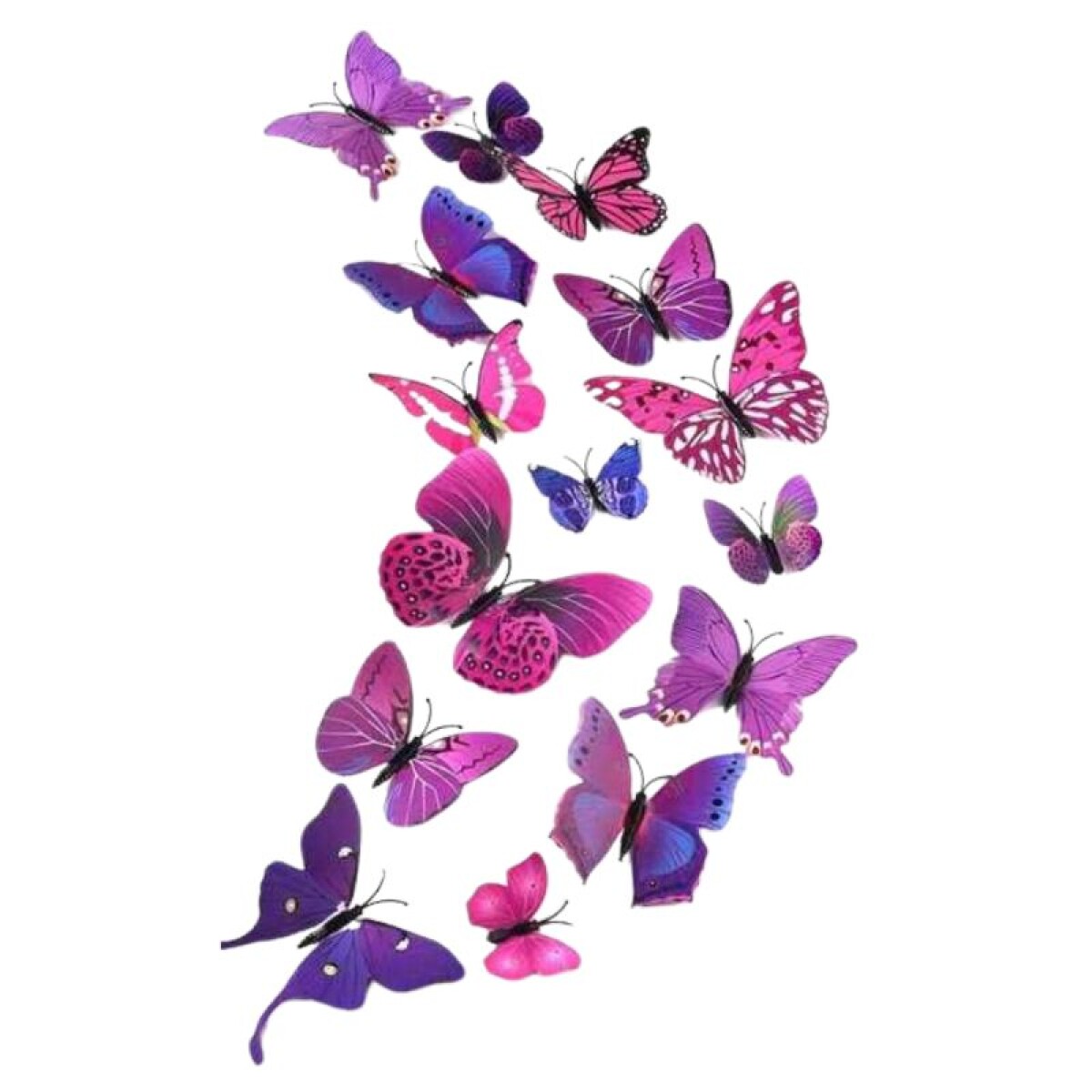 Mariposas con Imán x12 - Violeta 