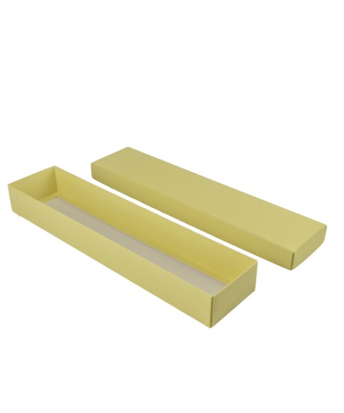 Caja 12 - 7x32x4 cm. AMARILLO PASTEL