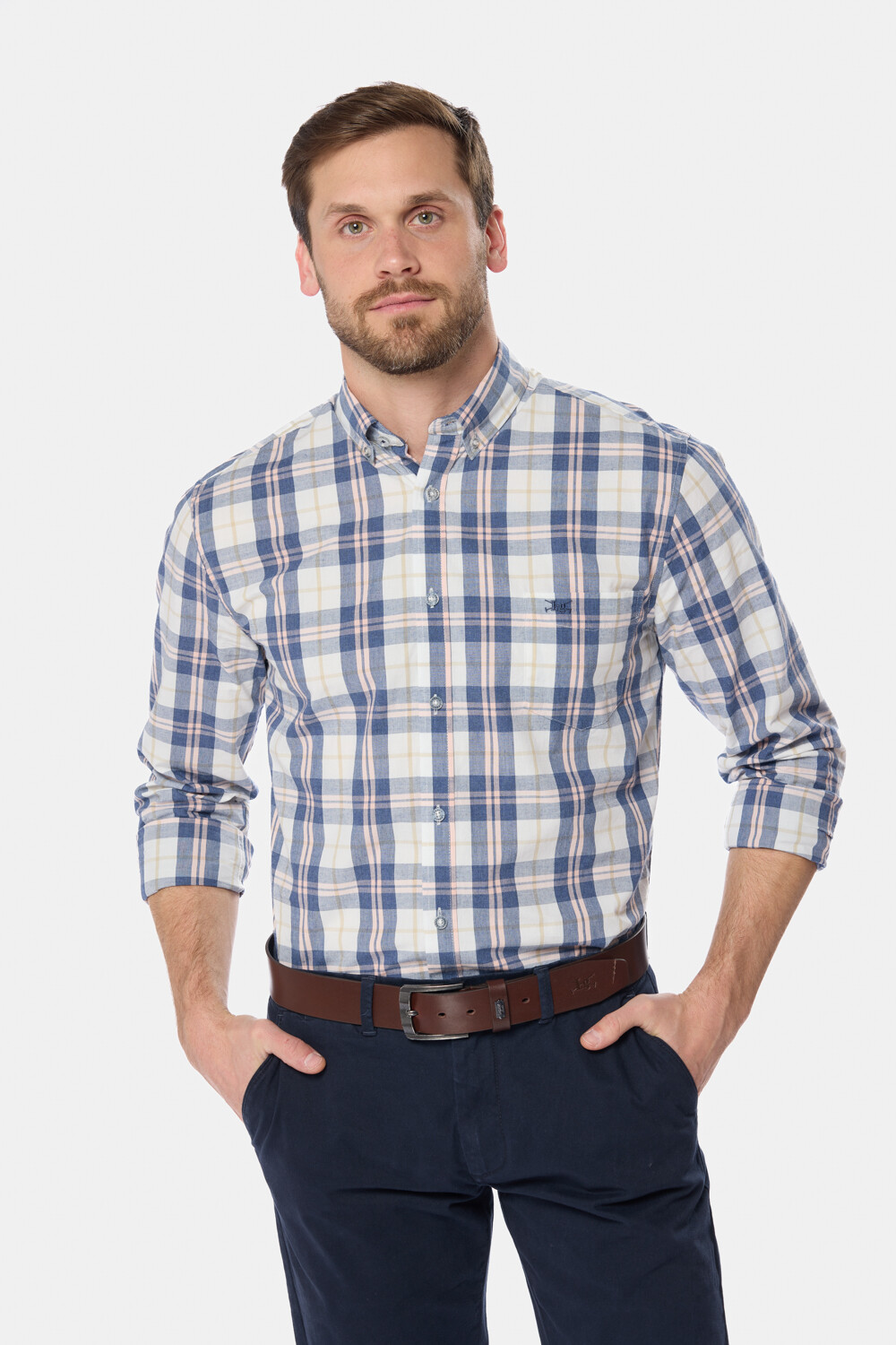 CAMISA A CUADROS Rosado