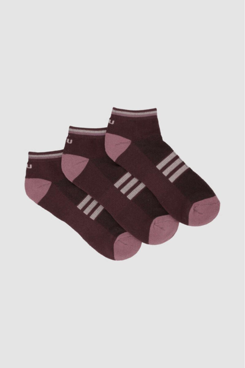 Pack x3 half terry ciclista dama mor - Variante 20 