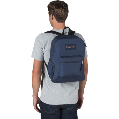 Mochila Escolar Jansport Cross Town Original Unisex Urbana Navy