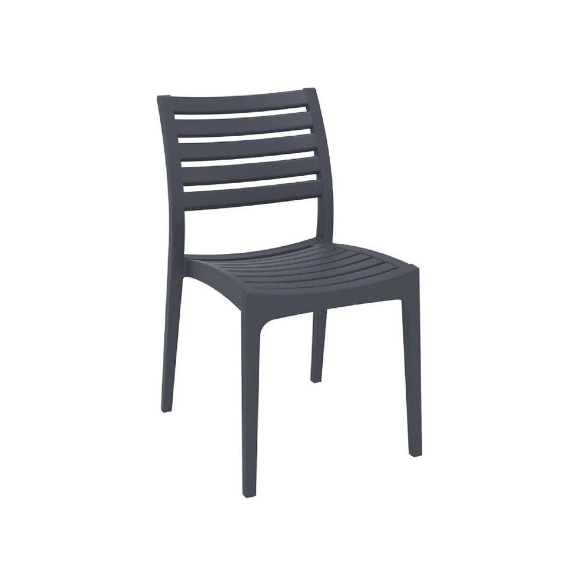 SILLA DALLAS POLIPROPILENO 58x46x84CM GRIS 