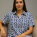Imagen de Vestido Camisero Pupa Estampa Azul