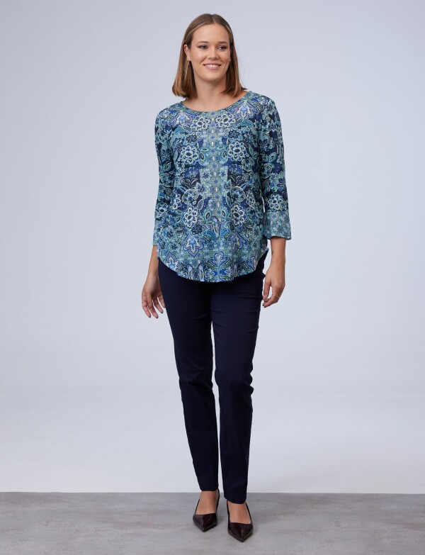 Blusa Print MULTI/VERDE