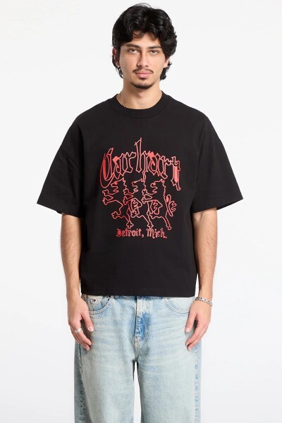 S/S Hackwork T-Shirt Negro