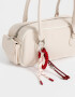 Bowling Cartera Bowling Con Charm - Marron Beige