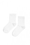 Medias Kids Rib Lisas Blanco