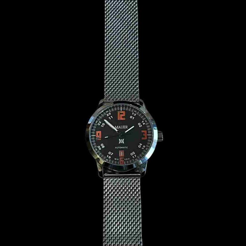 Reloj Mauer Skeleton Crystal Series 36 mm Ruby