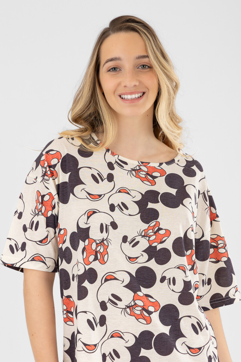 Mickey club dress Crema
