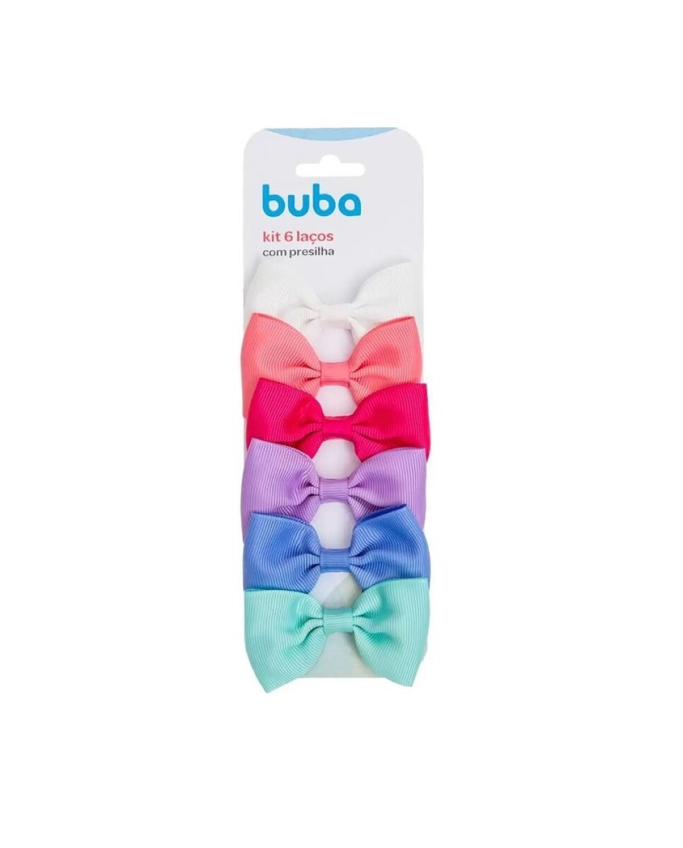 Set de Broches x6 - colores fuertes -15309 