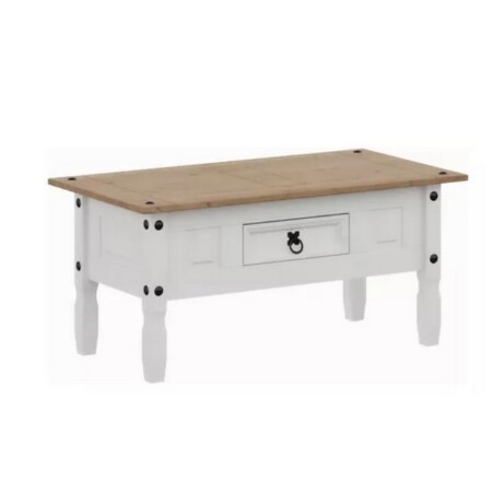 MESA DE CENTRO LINEA MEXICANA VINTAGE BLANCO MESA DE CENTRO LINEA MEXICANA VINTAGE BLANCO