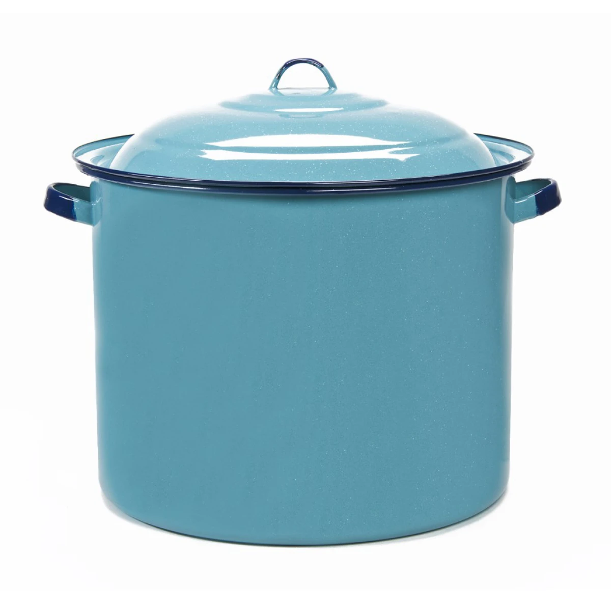 OLLA 14.5LTS RECTA C/TAPA VITRIFICADO TURQ CINSA. D28CM 