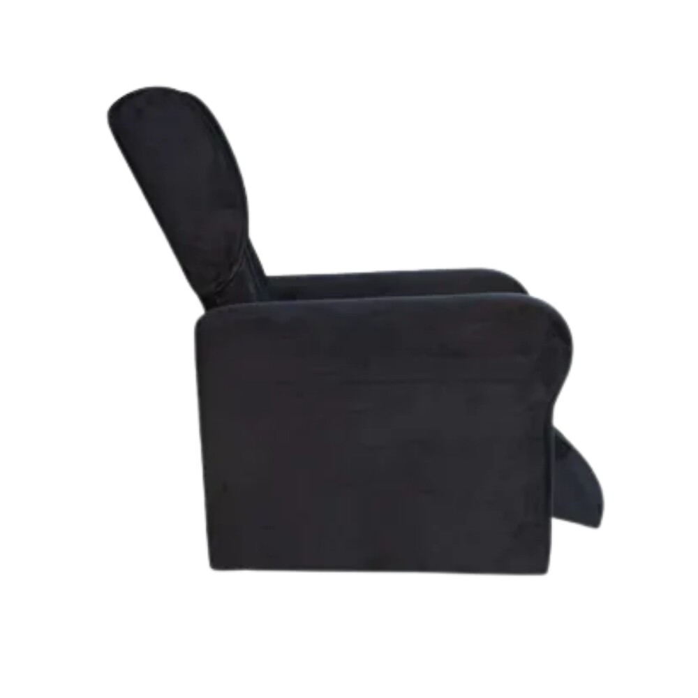 SOFÁ SILLÓN POLTRONA BUTACA RECLINABLE NEGRO