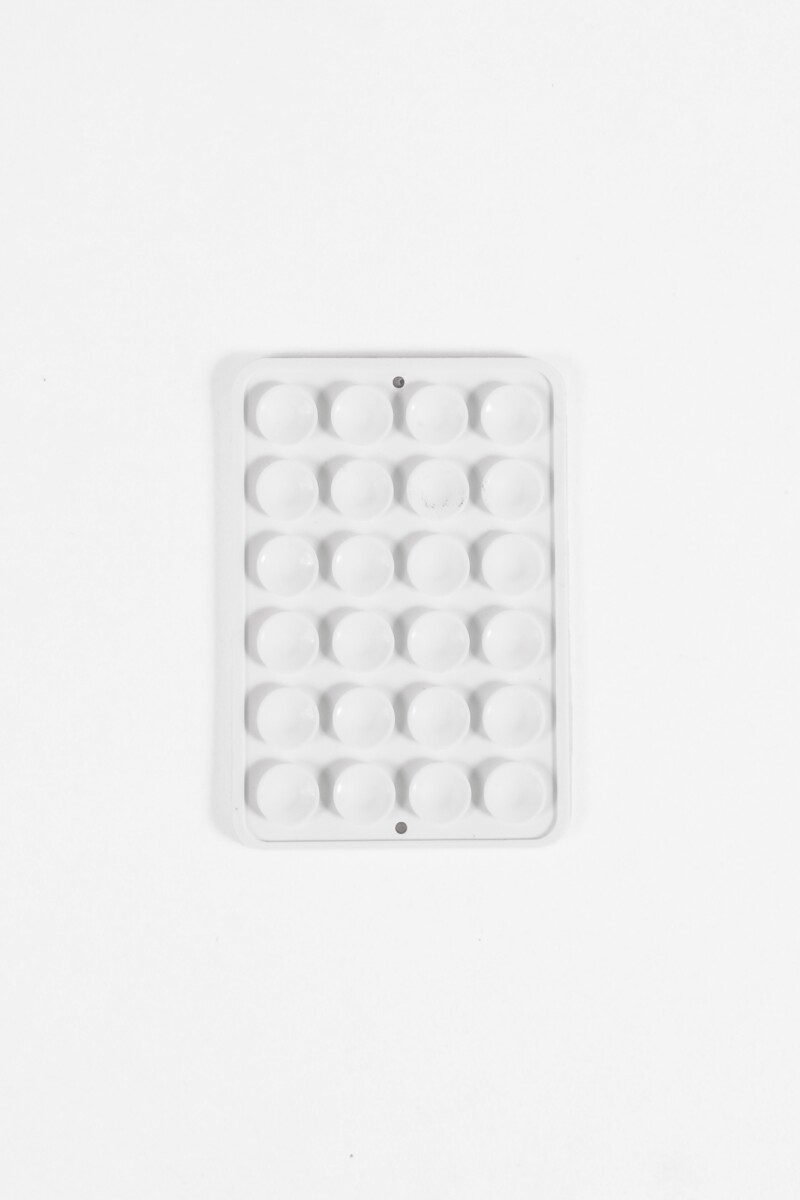 Ventosa de silicona para celular blanco