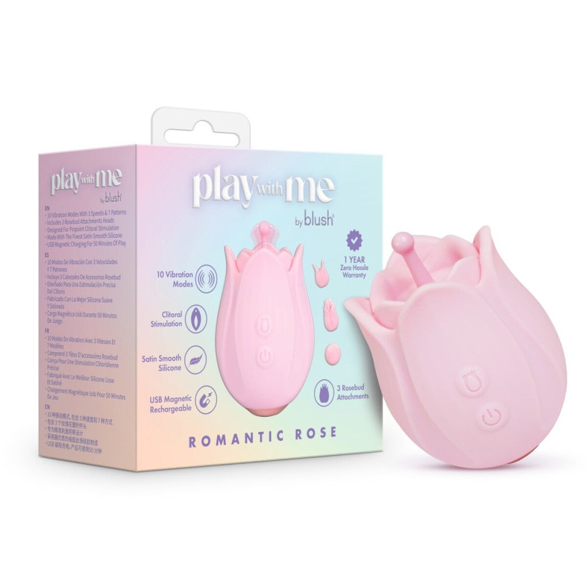 Vibrador Romantic Rose Play With Me 