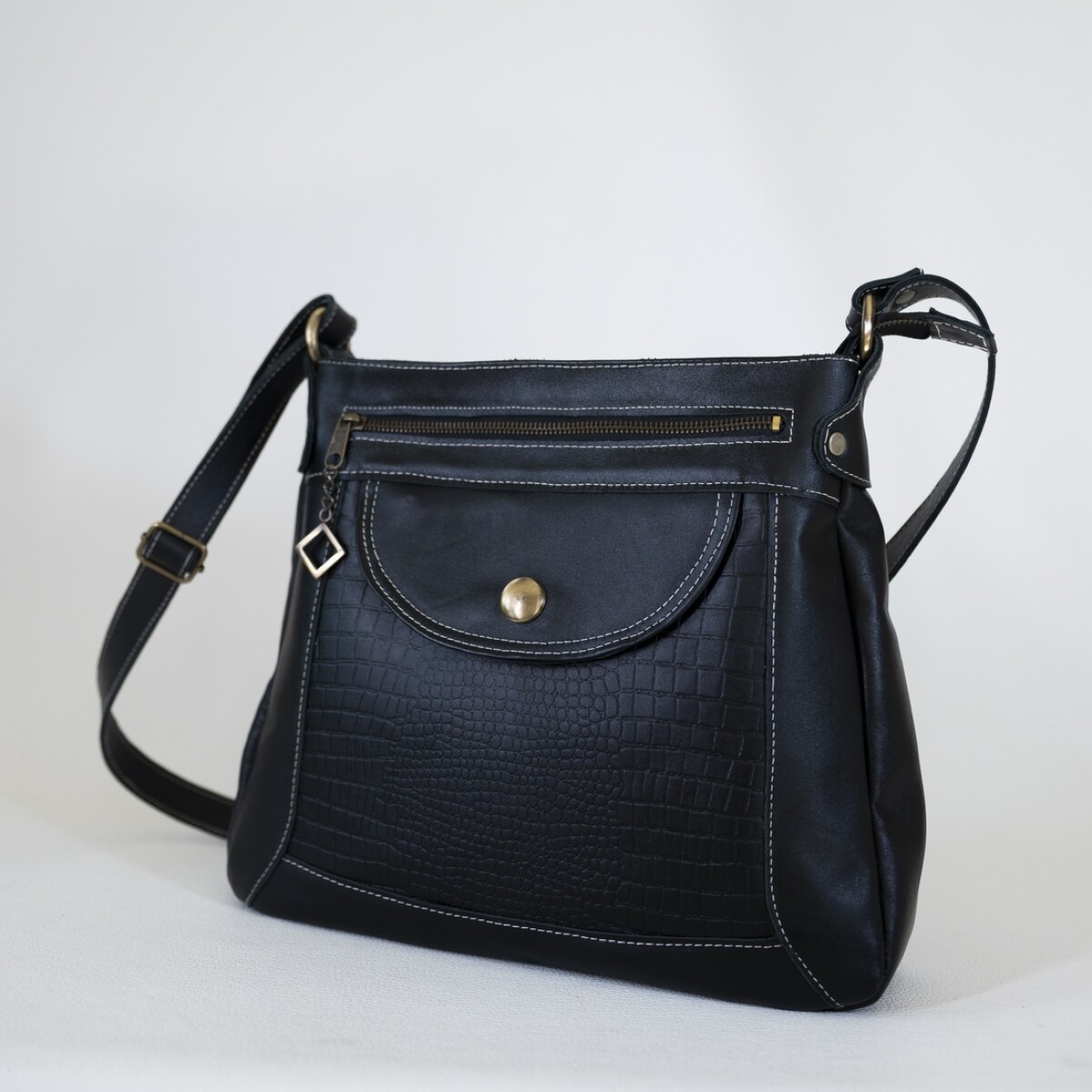 Cartera cuero Simona - Negro 