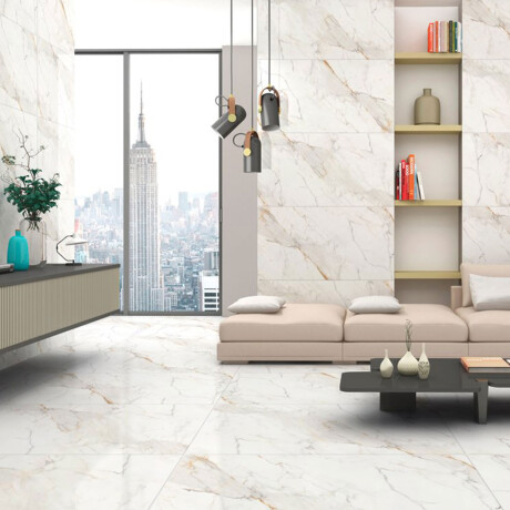 Ceramica Marmolado Gris y Vetas Doradas 61x116 Rectificado GAMAS DE GRIS