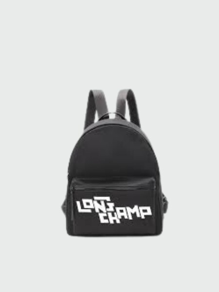 Mochila de gran capacidad con logo Negro