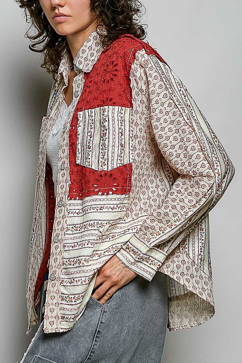 CAMISA MULTI Bordo