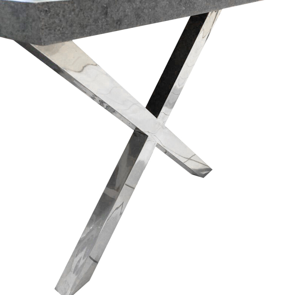 Mesa Comedor Con Patas Cromadas Mesa Comedor Con Patas Cromadas