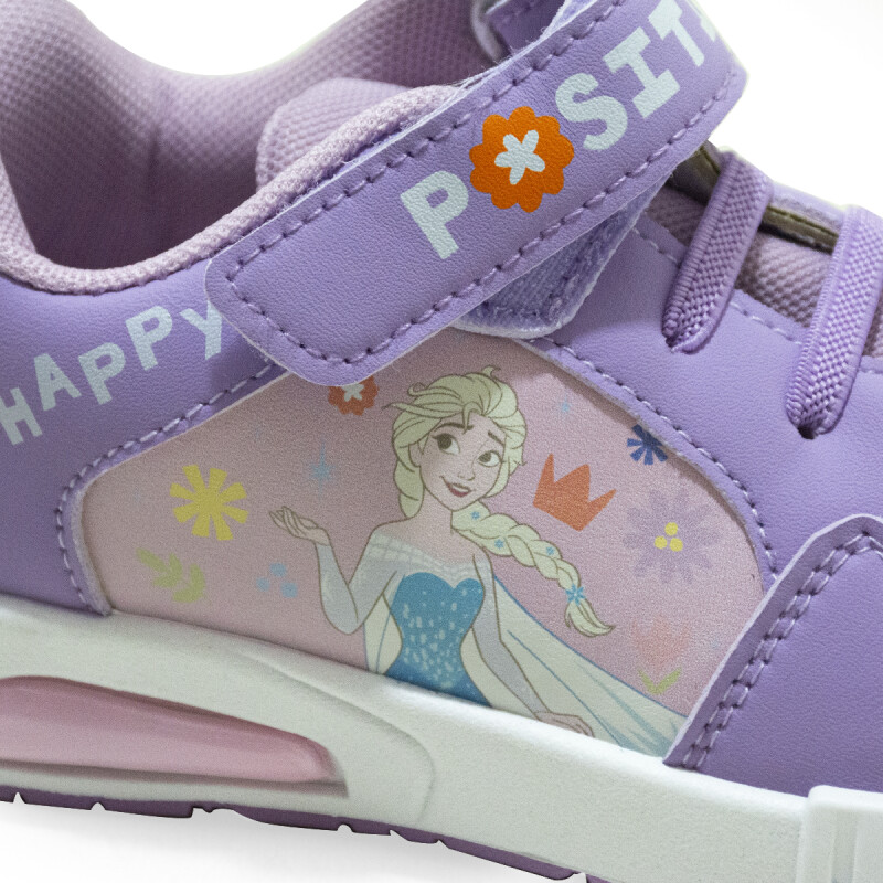 Championes Disney Frozen Suela c/Luces de Niños - FRICFW25008 Lila