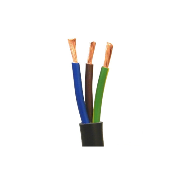 Cable bajo goma negro 3x3mm² - Rollo 100 mts. C96318