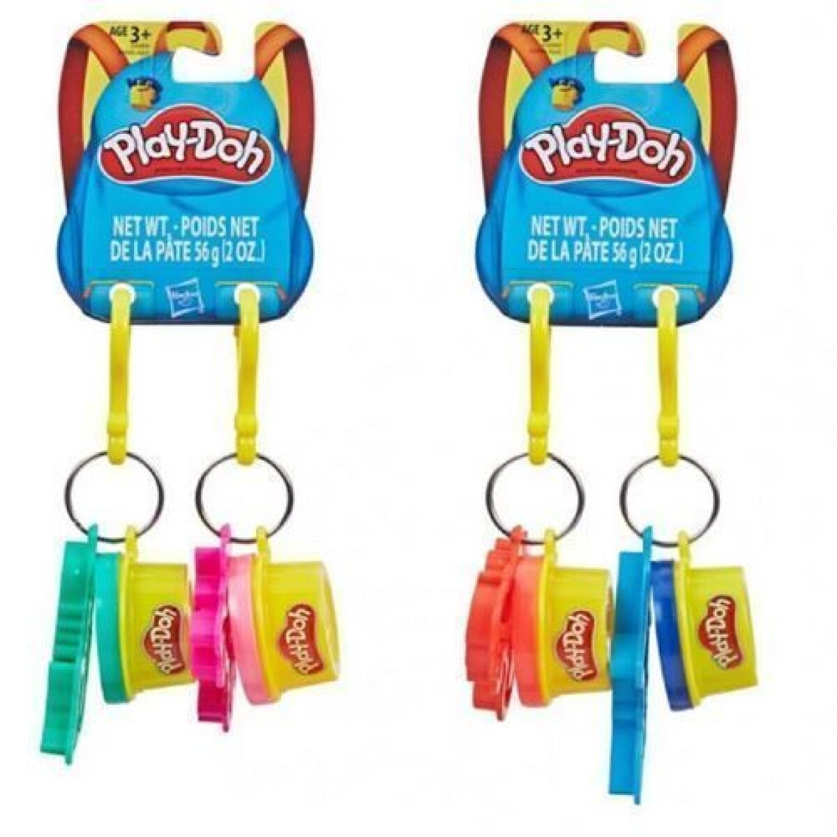 Llaveros Play Doh Variedad de Colores 