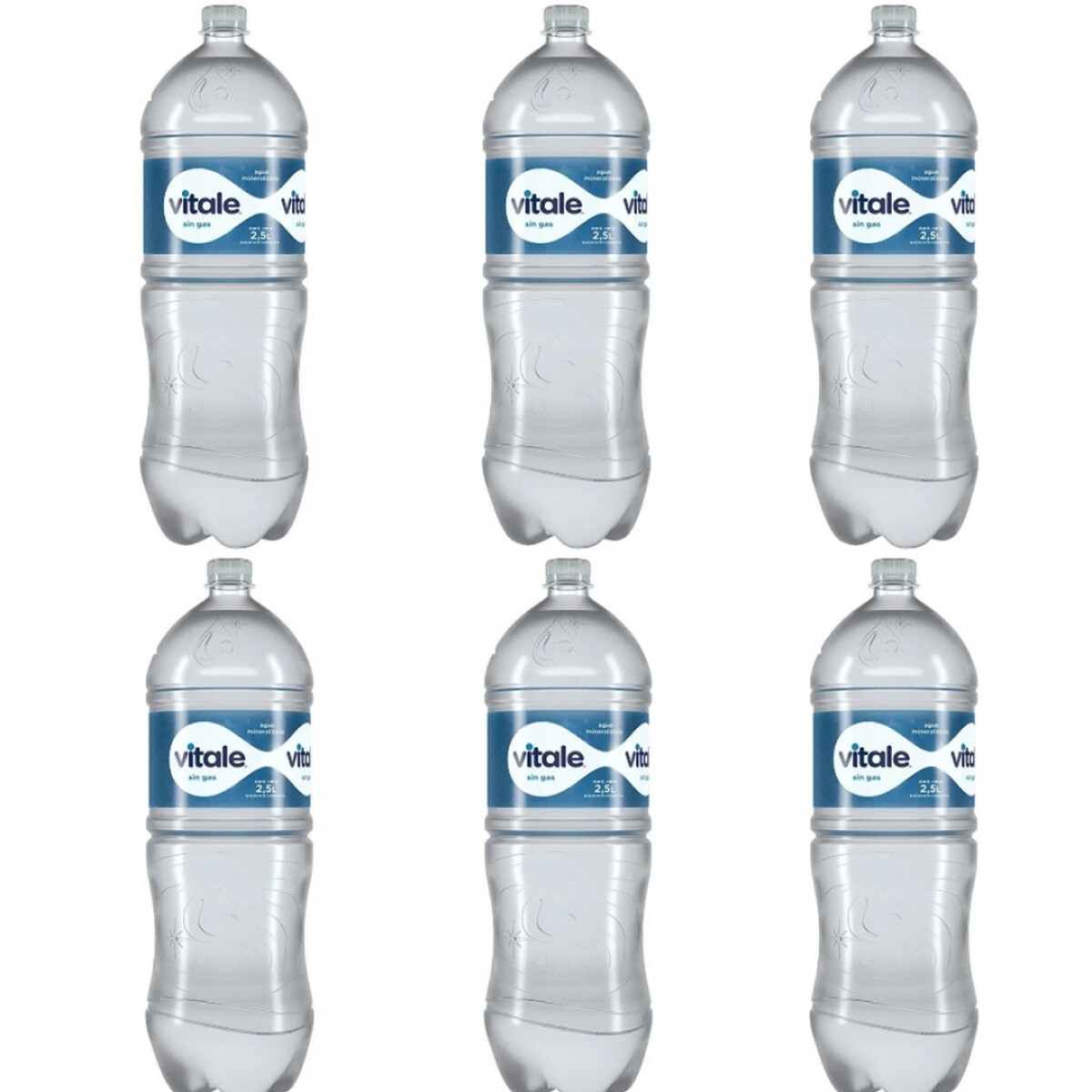 FUNDA X6 UNIDADES VITALE SIN GAS 2.25LTS 