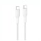 BELKIN CABLE BRAIDED USB-C TO USB-C 240W CABLE 2M Cable BELKIN USB-C A USB-C 240W Braided Longitud 2M - Blanco