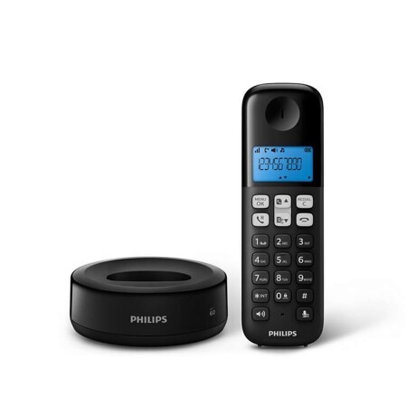 Telefono Philips Inalambrico Negro D1311B NEGRO