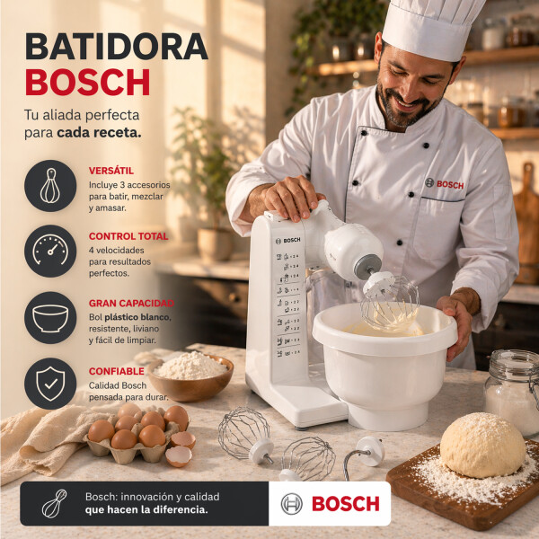 Robot De Cocina Bosch Mum4405 500w ROBOT DE COCINA BOSCH MUM4405 BLANCO