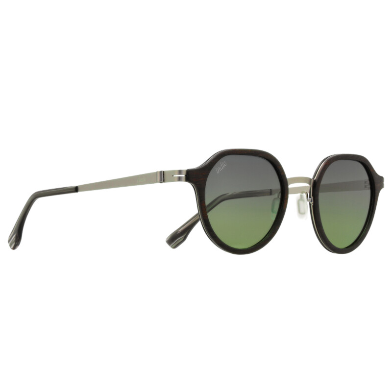 Lentes Indie Ringo Ébano - Verde Degradé Lentes Indie Ringo Ébano - Verde Degradé