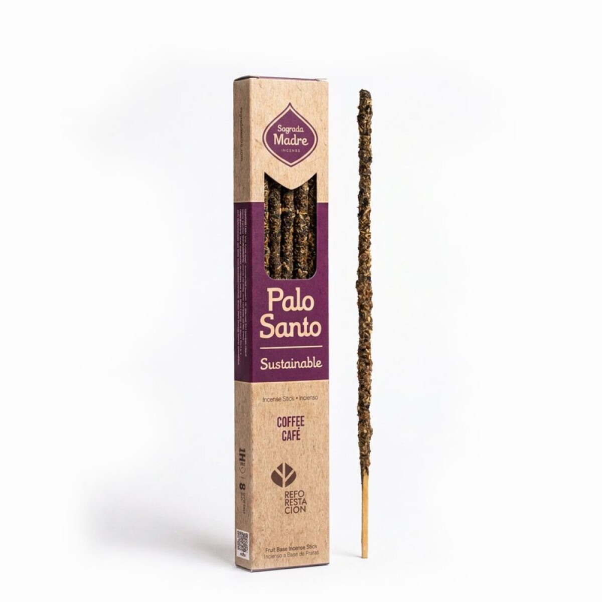 INCIENSO PALO SANTO SAGRADA MADRE X8 - Cafe 