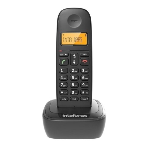 Teléfono Intelbras TS Intelbras TS 2510 Preto inalámbrico - color negro Teléfono Intelbras Ts Intelbras Ts 2510 Preto Inalámbrico - Color Negro