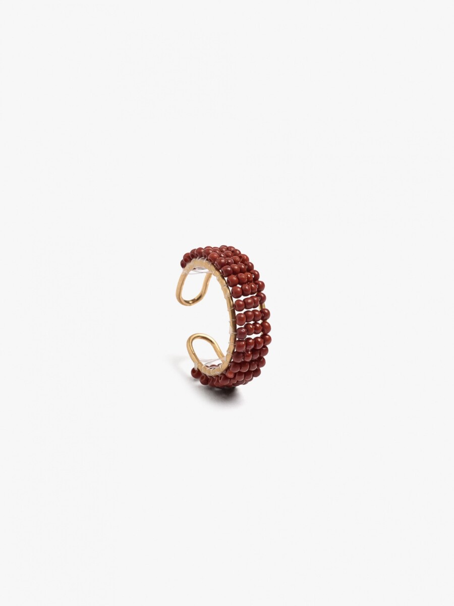 Anillo Con Abalorios multicolor