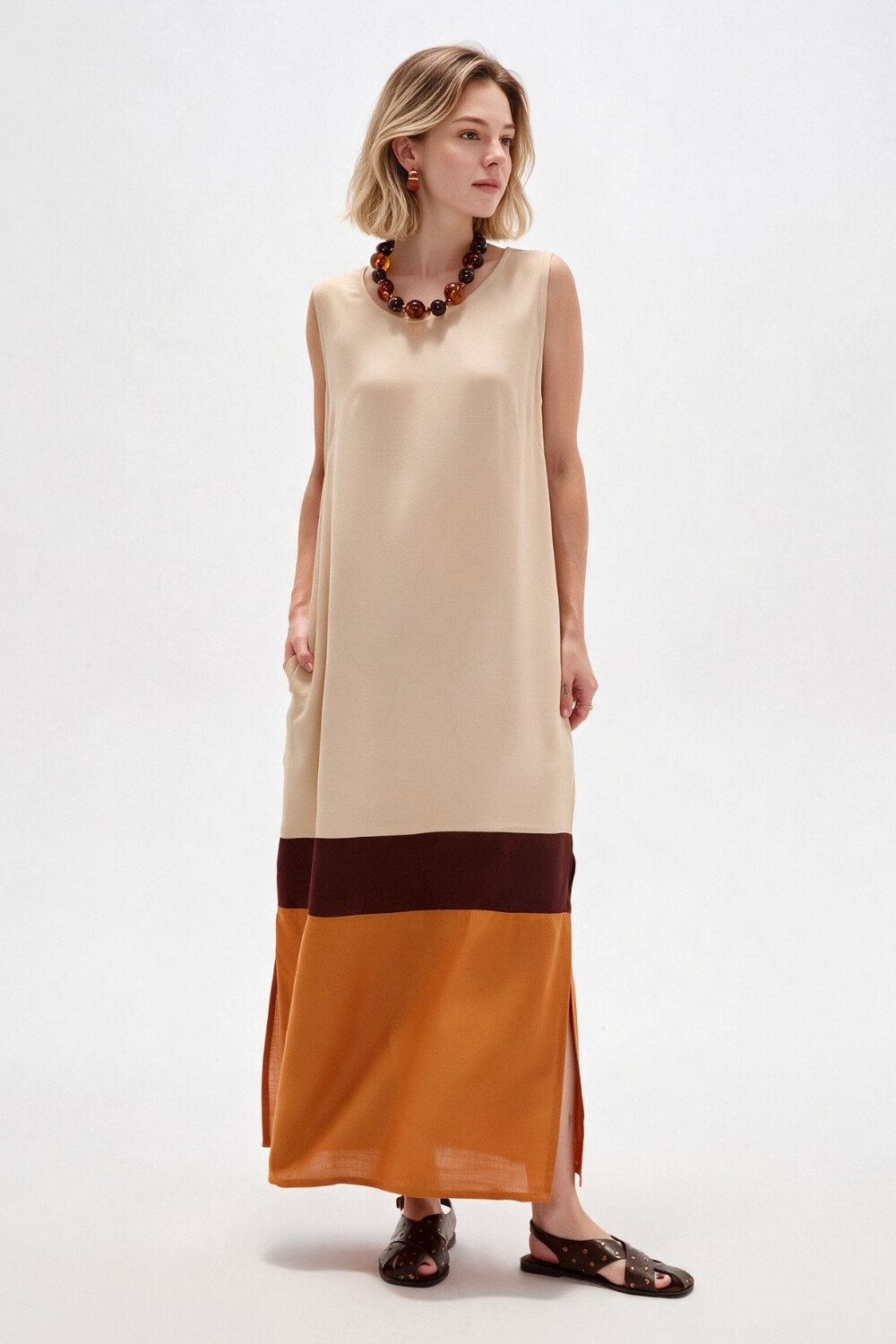 Vestido Luzo Estampado 1