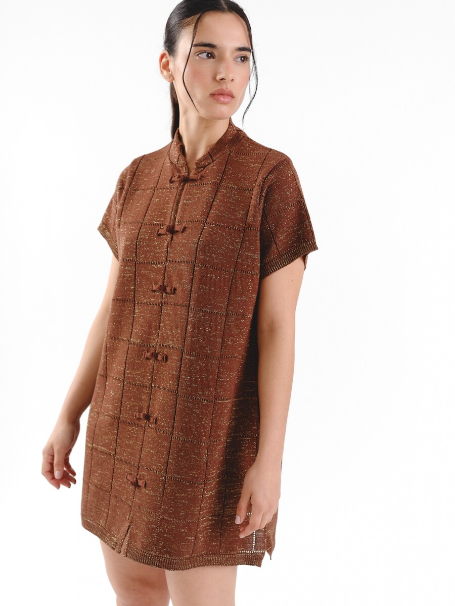 Vestido Gajo - Chocolate 
